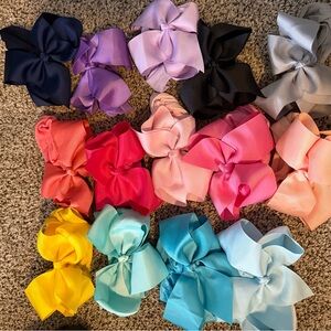 14 Colorful baby Hair Bow Set